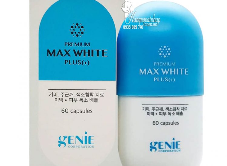 Viên Uống Trắng Da Genie Premium Max White Plus+